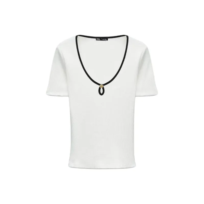 ZARA T-Shirts Women's White-0
