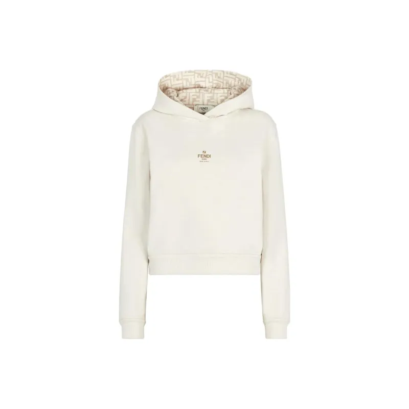 FENDI Reversible Cropped Hoodie-0