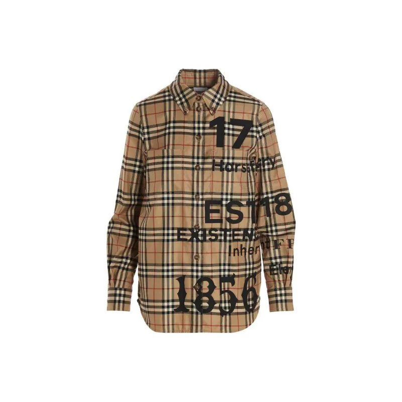 Burberry Shirts Women's Beige-0