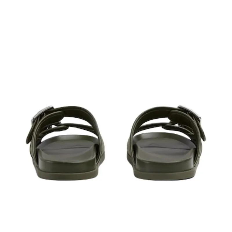 GUCCI Slide Slippers Men's Dark Green-4