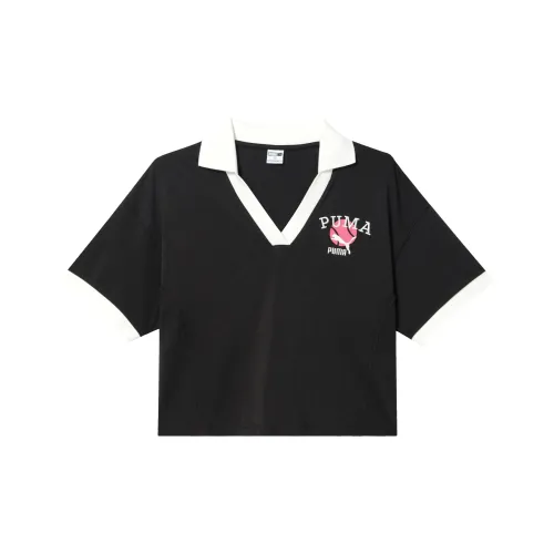 PUMA Polo Shirts Women's Black