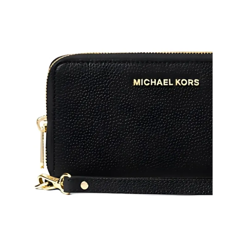 MICHAEL KORS Leather Wallet Tubas Unisex Black-4