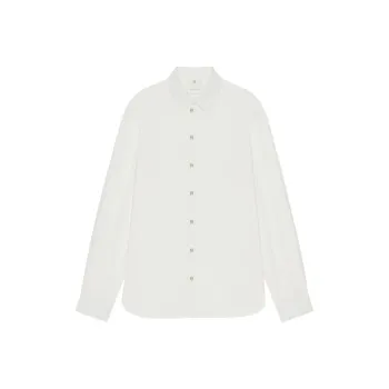 Givenchy Sheer Collared Button Up Shirt