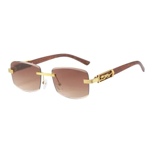 JEANSWEST Metal Square Sunglasses Unisex