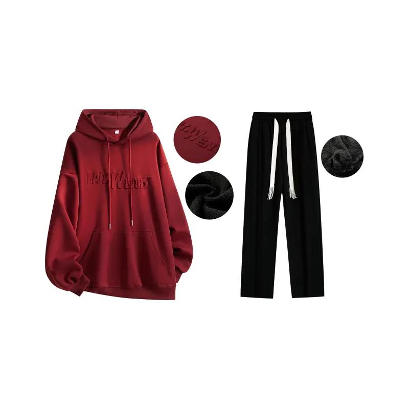 LA'T.WEEKEND Sweatshirt Sets For Fall And Winter Unisex-6