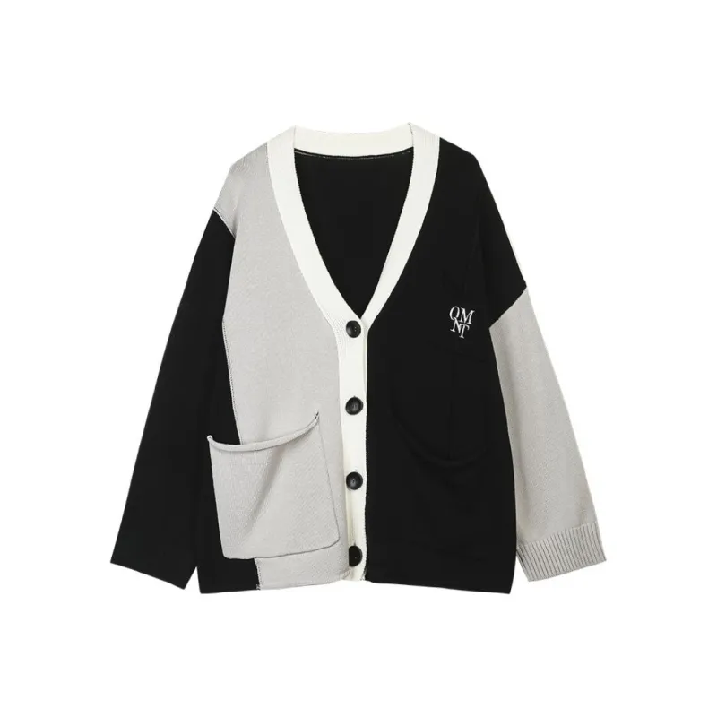 Omont Knitwear Women's Black White-0