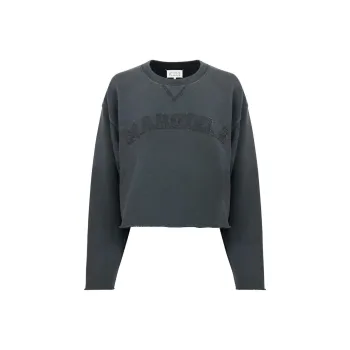 Maison Margiela Logo appliqué Cotton Sweatshirt
