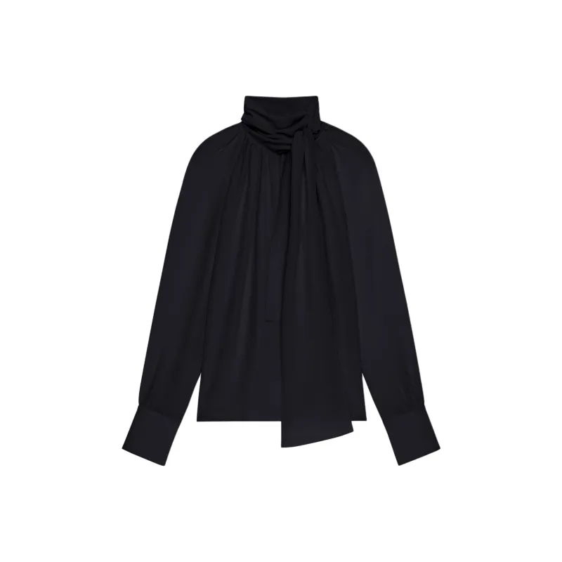Givenchy 4G Motif Tie Neck Blouse-0
