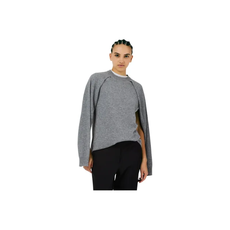 TIBI Cashmere Sweater Women's Gray-0