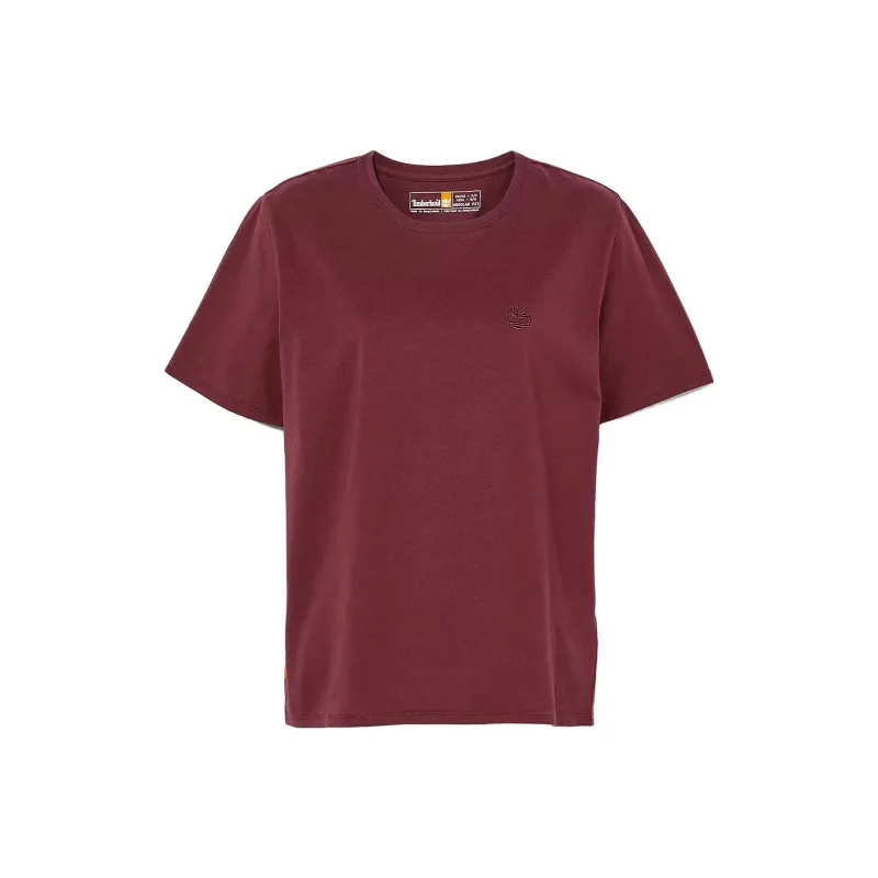 Timberland T-Shirts Women's Deep Red-0