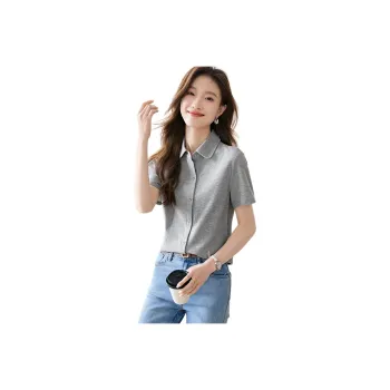 Mo Han Yi Mei Shirt Women's Gray