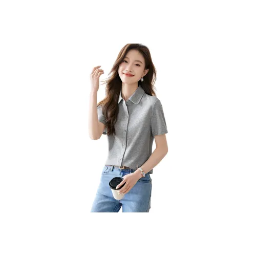 Mo Han Yi Mei Shirt Women's Gray