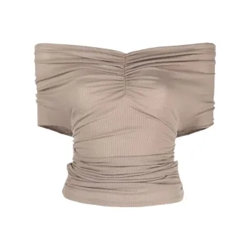 Misbhv Off-shoulder Ruched Blouse