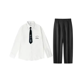 MIIOW Shirt Matching Set Unisex White