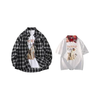 TITH Shirt Matching Set Unisex Two Piece Set