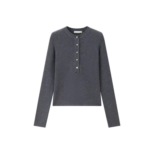 UNIQLO Knitwear Women's Dark Heather Gray