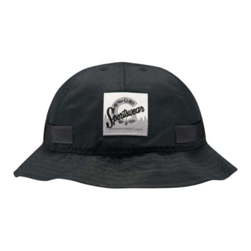 Columbia Polyester Bucket Hats Unisex Black-0