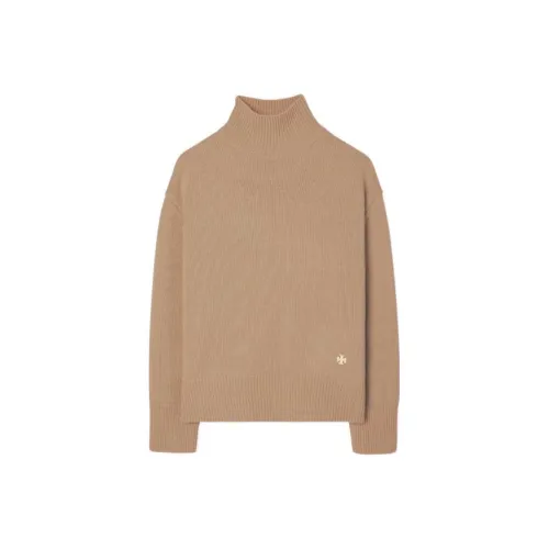 TORY BURCH Cashmere Sweaters Women's Brown