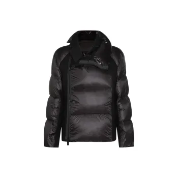 Sacai Wool Melton X Padded Jacket 'Black'