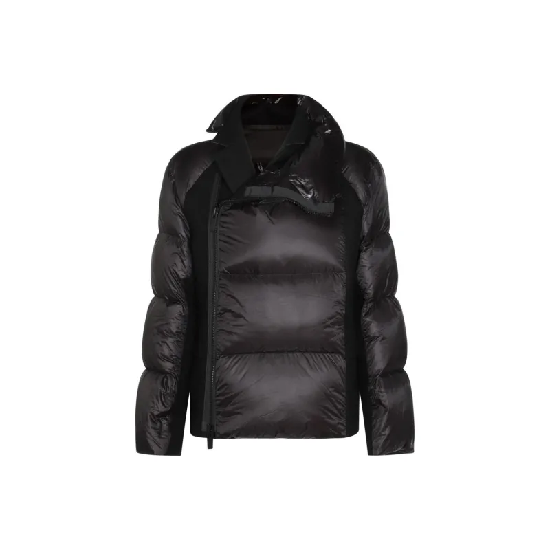 Sacai Wool Melton X Padded Jacket 'Black'-0