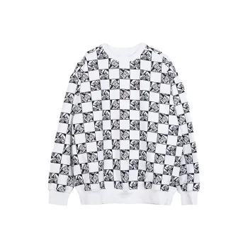Vans OFF THE WALLCheck SKATE CRE Sweatshirt Women's White/Black