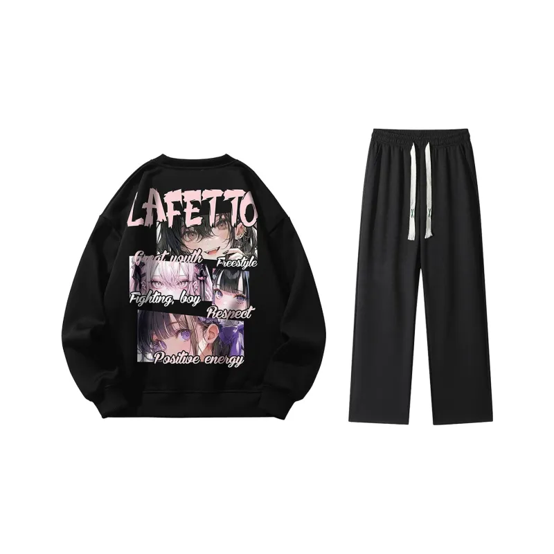 Lafetto Sweatshirt Sets Unisex-0