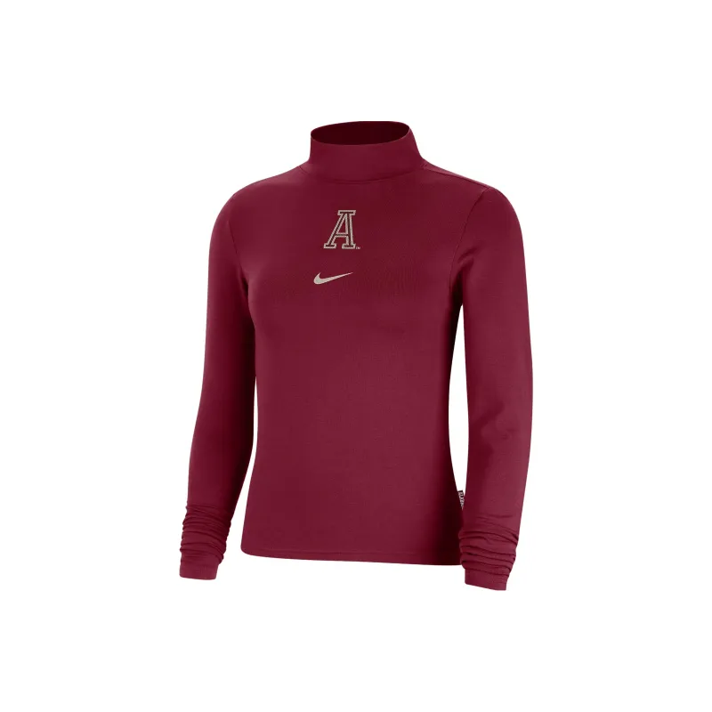 Nike Alabama Essential Women's Nike College Long Sleeve Mock Top-0