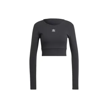 Adidas Originals Essential Ribbed Crop Top
