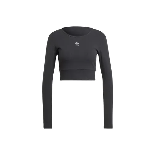 Adidas Originals Essential Ribbed Crop Top