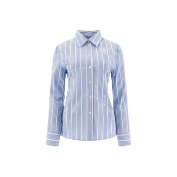 Jacquemus Striped Cut Out Shirt