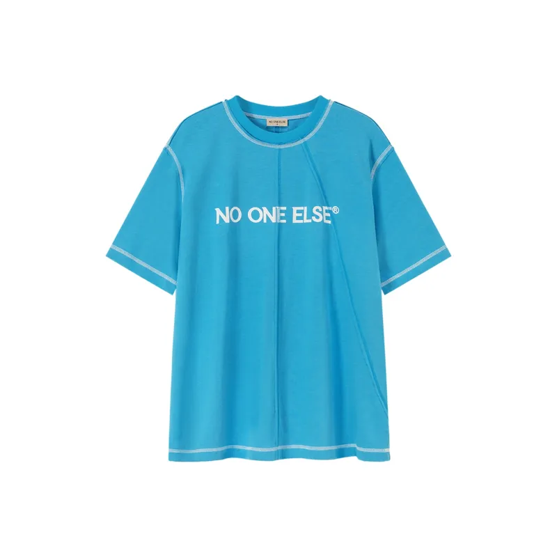 NO ONE ELSE Drop Shoulder Sleeve T Shirt Unisex-1