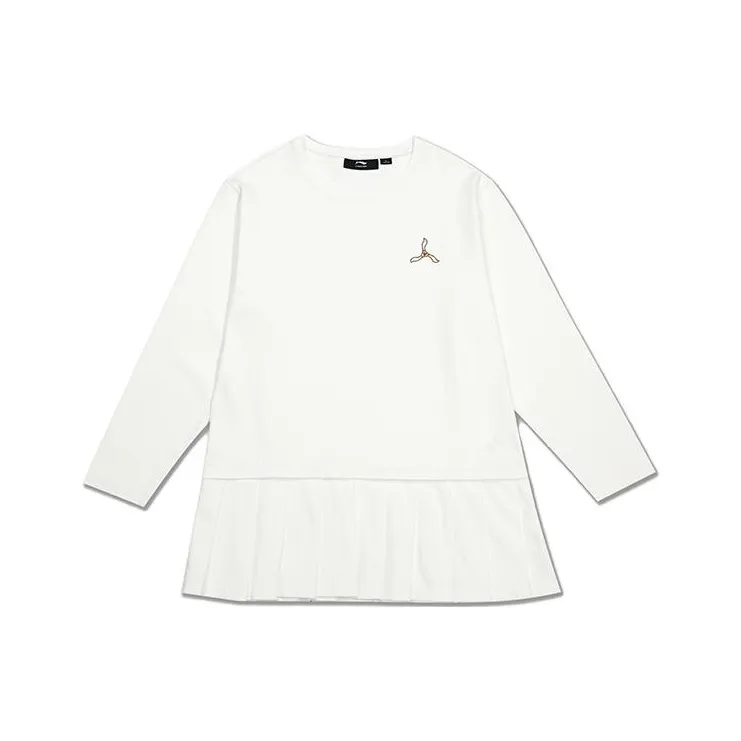 LI NING 1990 Classic Collection Sweatshirts Women's Ecru-0
