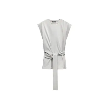 ZARA T-Shirts Women's Brown