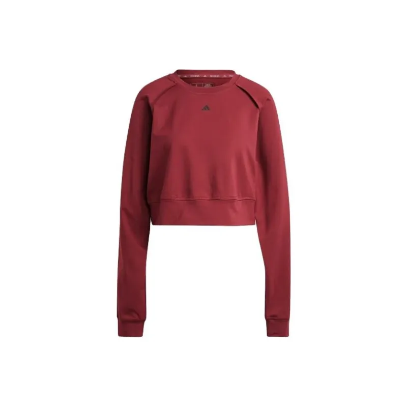 Adidas Sweatshirts Women's Dark Red-0