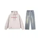 Set (Khaki Sweatshirt+Vintage Blue Jeans) Red