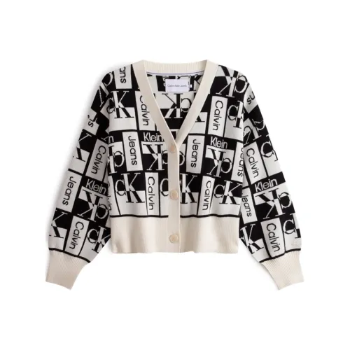 CALVIN KLEIN Knitwear Women's Black White