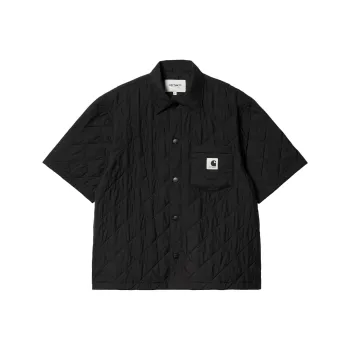 Carhartt WIP W' S/S FW24 Laurens Shirt Jac Jacket Women's Black