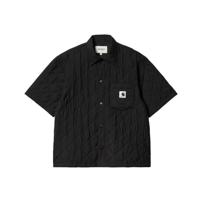Carhartt WIP W' S/S FW24 Laurens Shirt Jac Jacket Women's Black-0