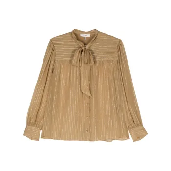 Chloé Lurex Silk Blouse