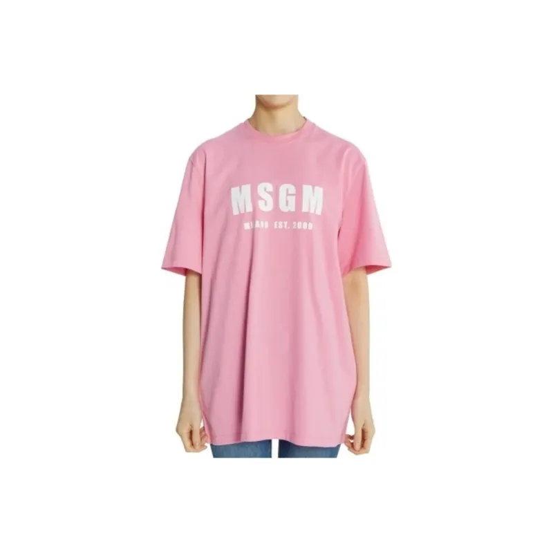 MSGM T Shirts Women's Pink-0