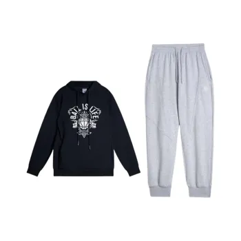 RIGORER Sweatshirt Set Unisex Pure Black