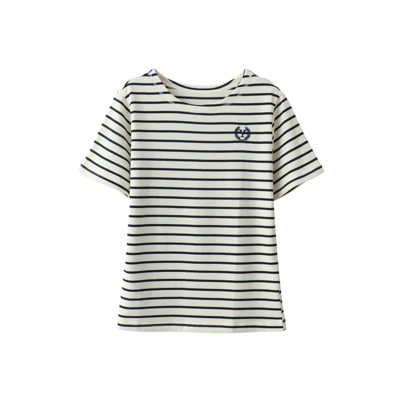 Huagaa T Shirts Women's Apricot-0