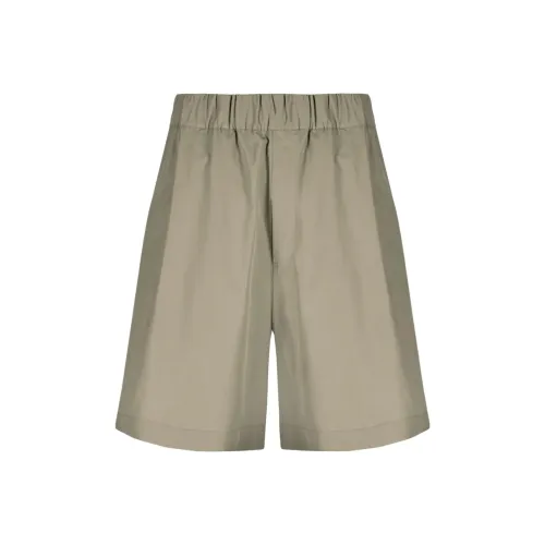 LANEUS Cotton Wide leg Bermuda Shorts