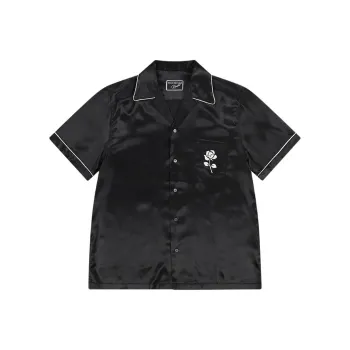 MARDI MERCREDI FW24 NARDIS BALLING SHIRTS BLACK Shirt Korean Style Women's Black