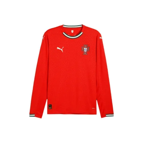 PUMA Portugal '25 Home Replica Men's Long Sleeve Jersey