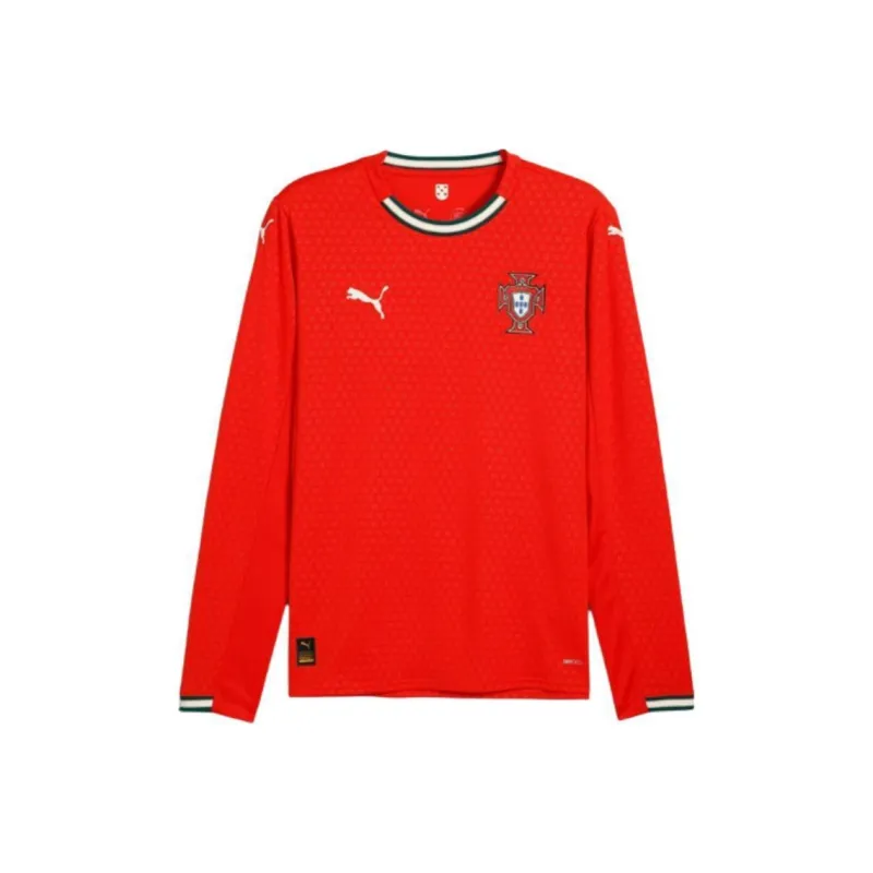 PUMA Portugal '25 Home Replica Men's Long Sleeve Jersey-0