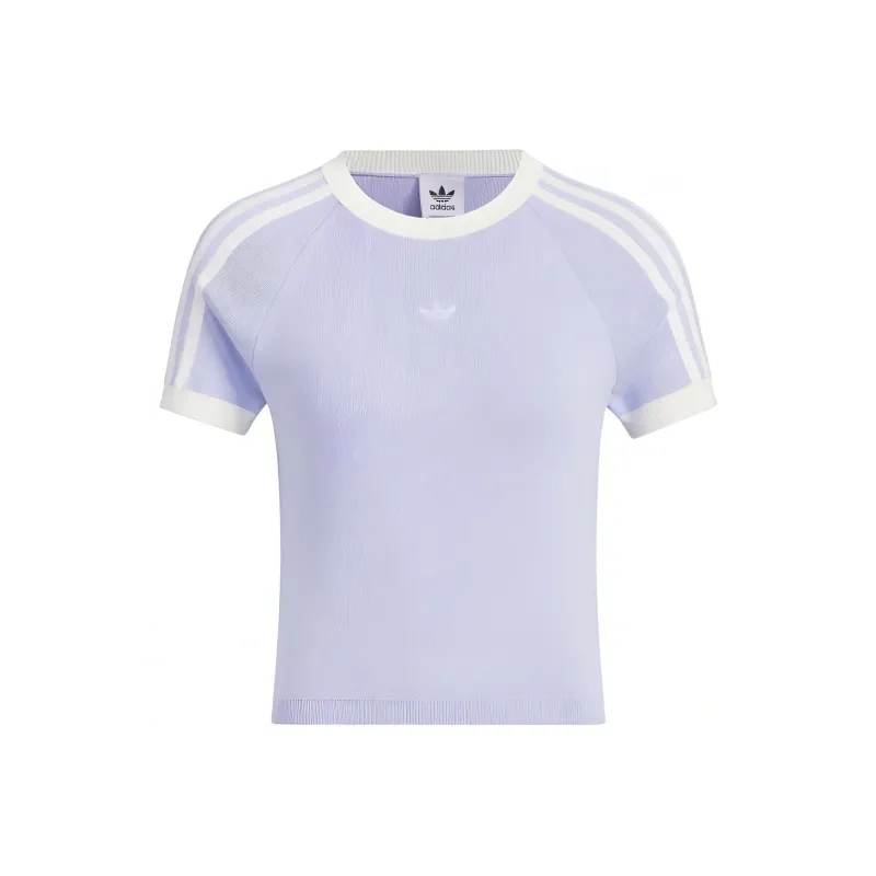 adidas originals Knit T-Shirt 'Light Purple'-0