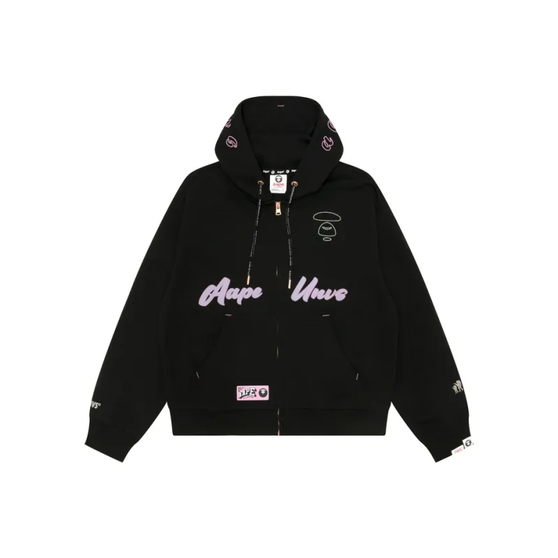 Aape By *A Bathing APE® Logo Zip up Jacket-0