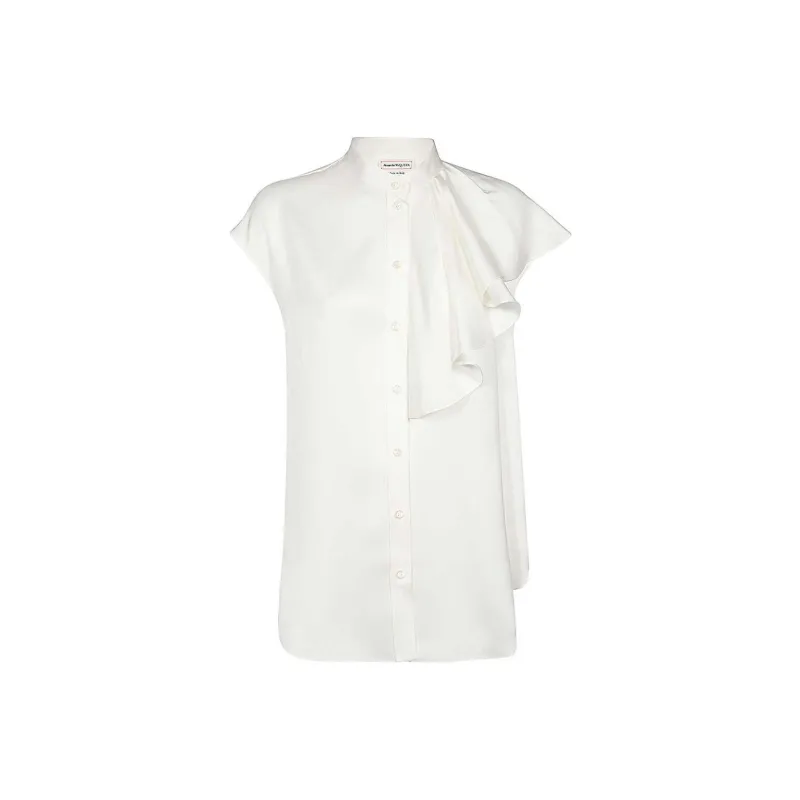 Alexander McQueen Button Up Sleeveless Shirt-0