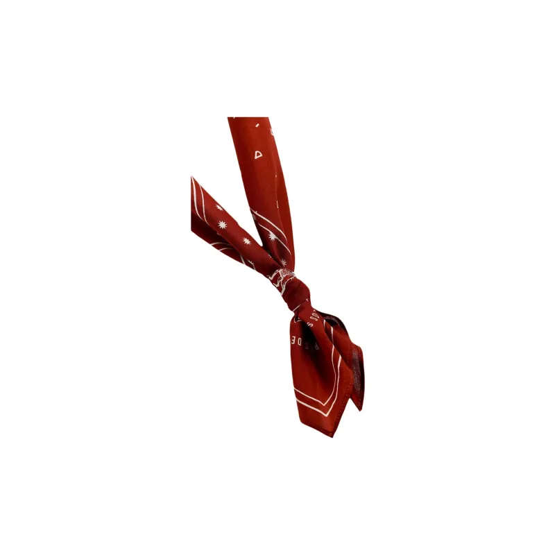 ZARA Cotton Headwraps Men's Red-2